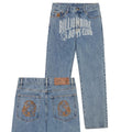 Billionaire Boys Club Faded Arch Logo Jeans Licht Blauw