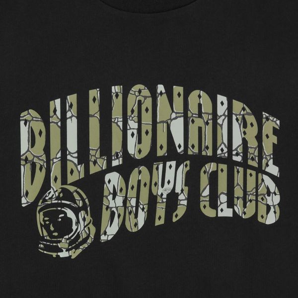 Billionaire Boys Club Gator Camo Arch Logo T-shirt Zwart