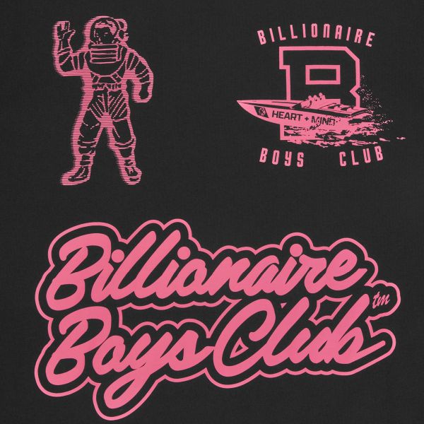 Billionaire Boys Club Global Regatta Multi Print Longsleeve T-shirt Zwart