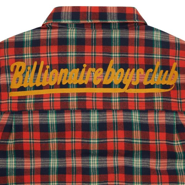 Billionaire Boys Club Padded Check Overhemd Rood