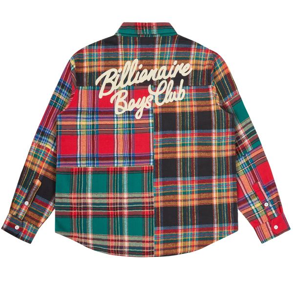 Billionaire Boys Club Patchwork Check Overhemd Meerkleurig