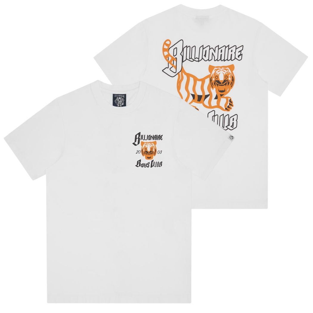 Billionaire Boys Club Tiger Logo T-shirt Wit