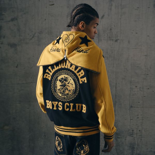 Billionaire Boys Club World College Cheerleader Vest Zwart/Geel