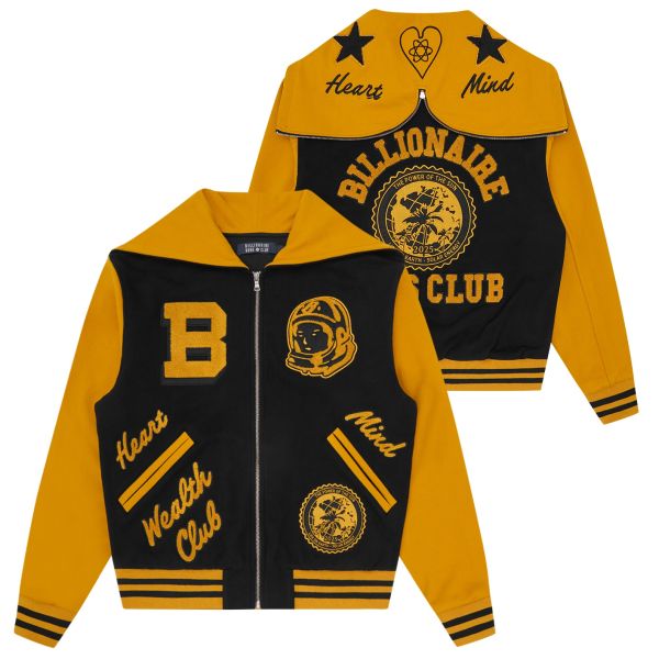 Billionaire Boys Club World College Cheerleader Vest Zwart/Geel