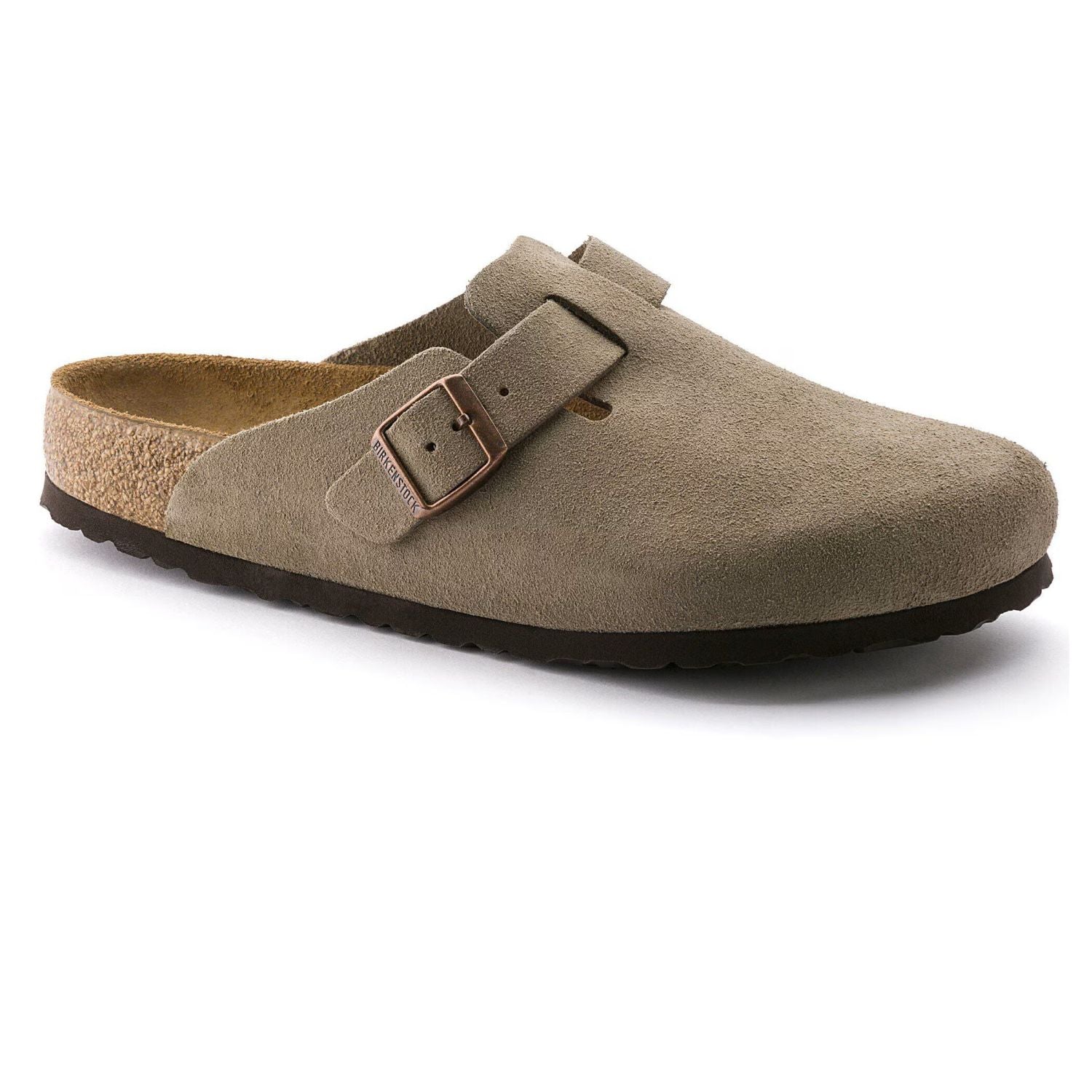 Birkenstock Boston Soft Regular Pantoffel Beige