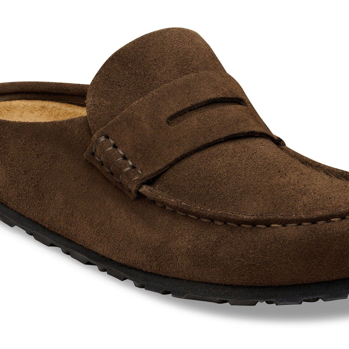 Birkenstock Naples Wrapped Pantoffel Bruin