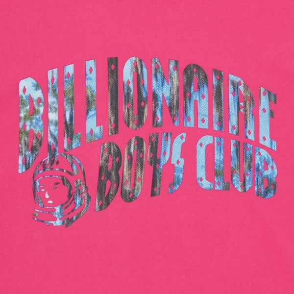 Billionaire Boys Club Bayou Fill Arch Logo T-shirt Roze