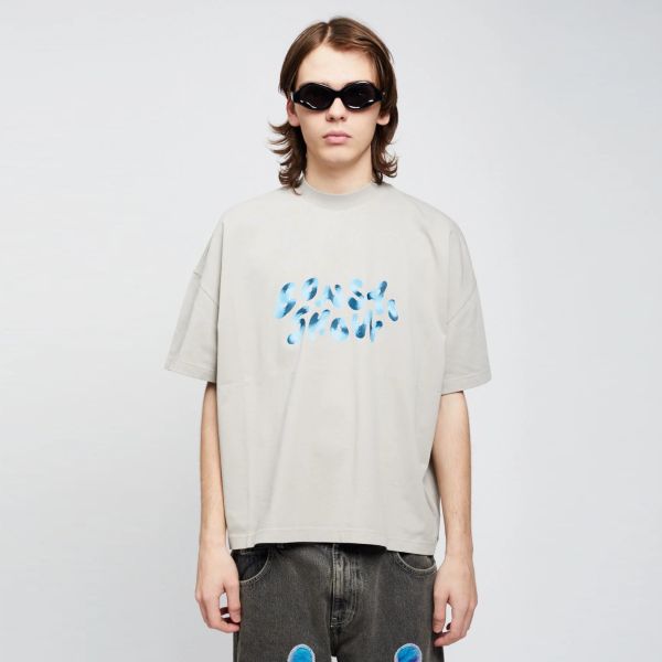 Bonsai Oversized Printed Graphic T-shirt Grijs