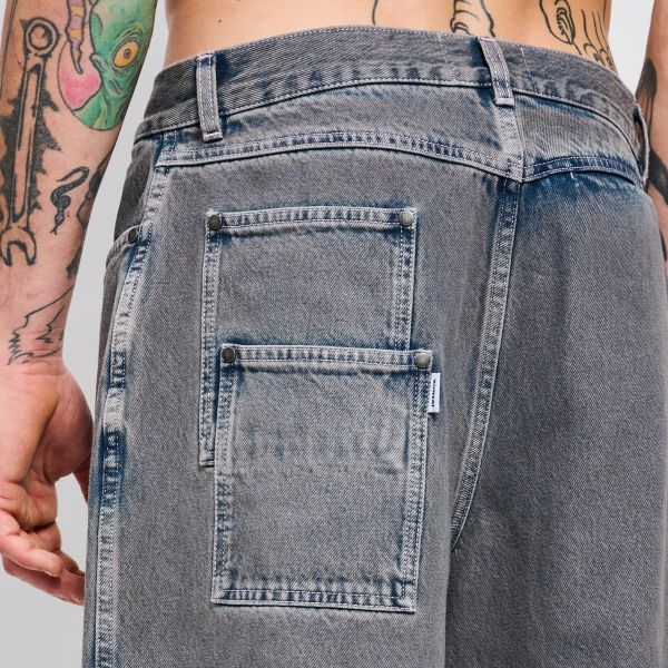 Bonsai Super Loose Denim Jeans Grijs