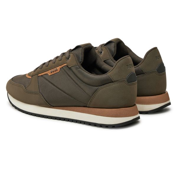 Boss Kai Runn Sneaker Donker Groen