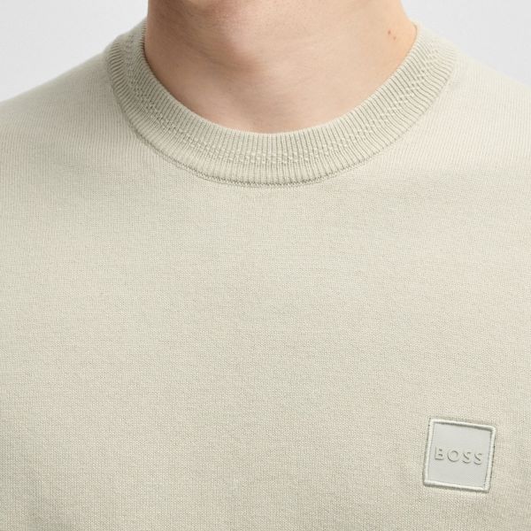 Boss Kanache Knitted T-shirt Beige