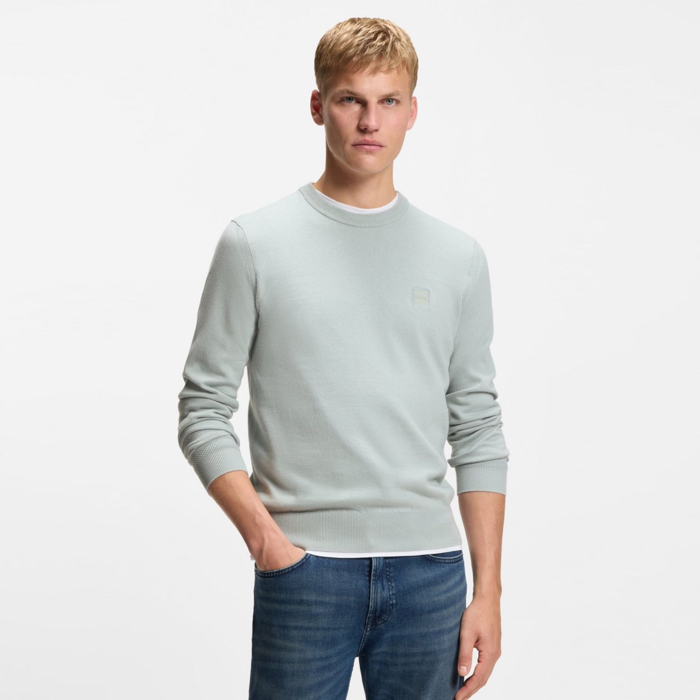 Boss Kanovano Sweater Grijs