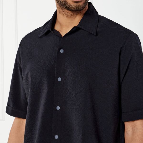 Boss Lapoully Overhemd Navy