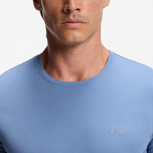 Boss Mix & Match T-shirt Licht Blauw