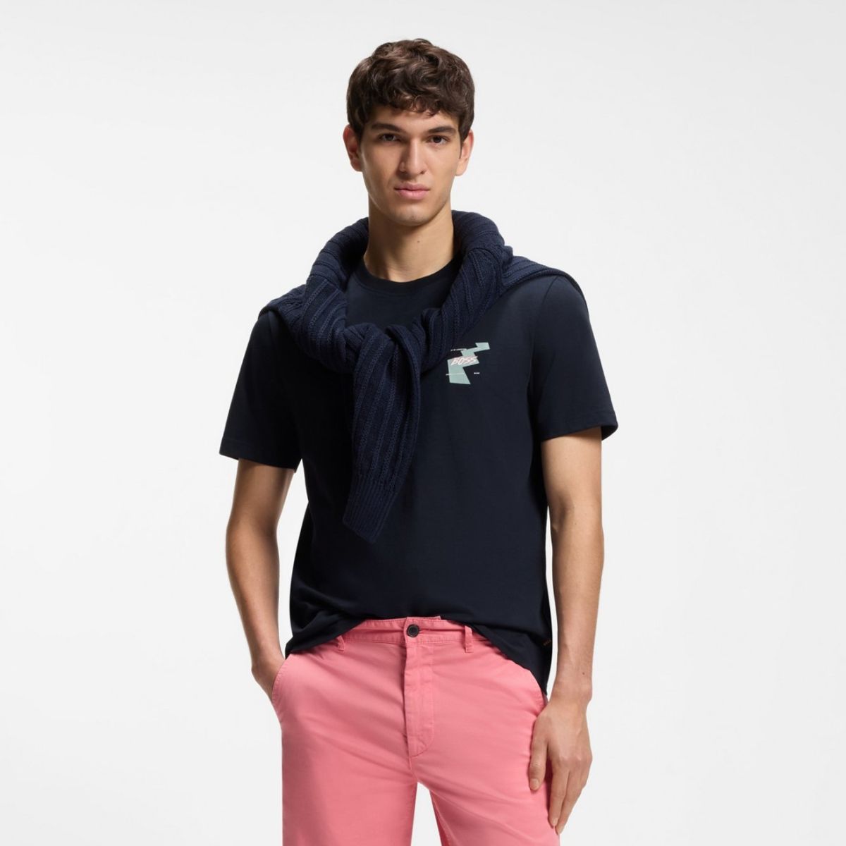 Boss Movement T-shirt Navy