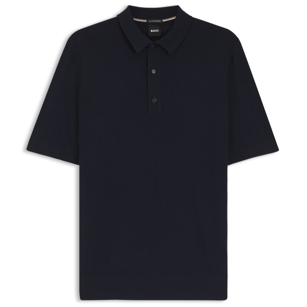 Boss Nolano Knitted Polo Navy