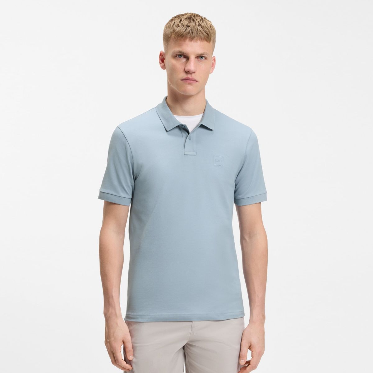 Boss Passenger Polo Licht Blauw