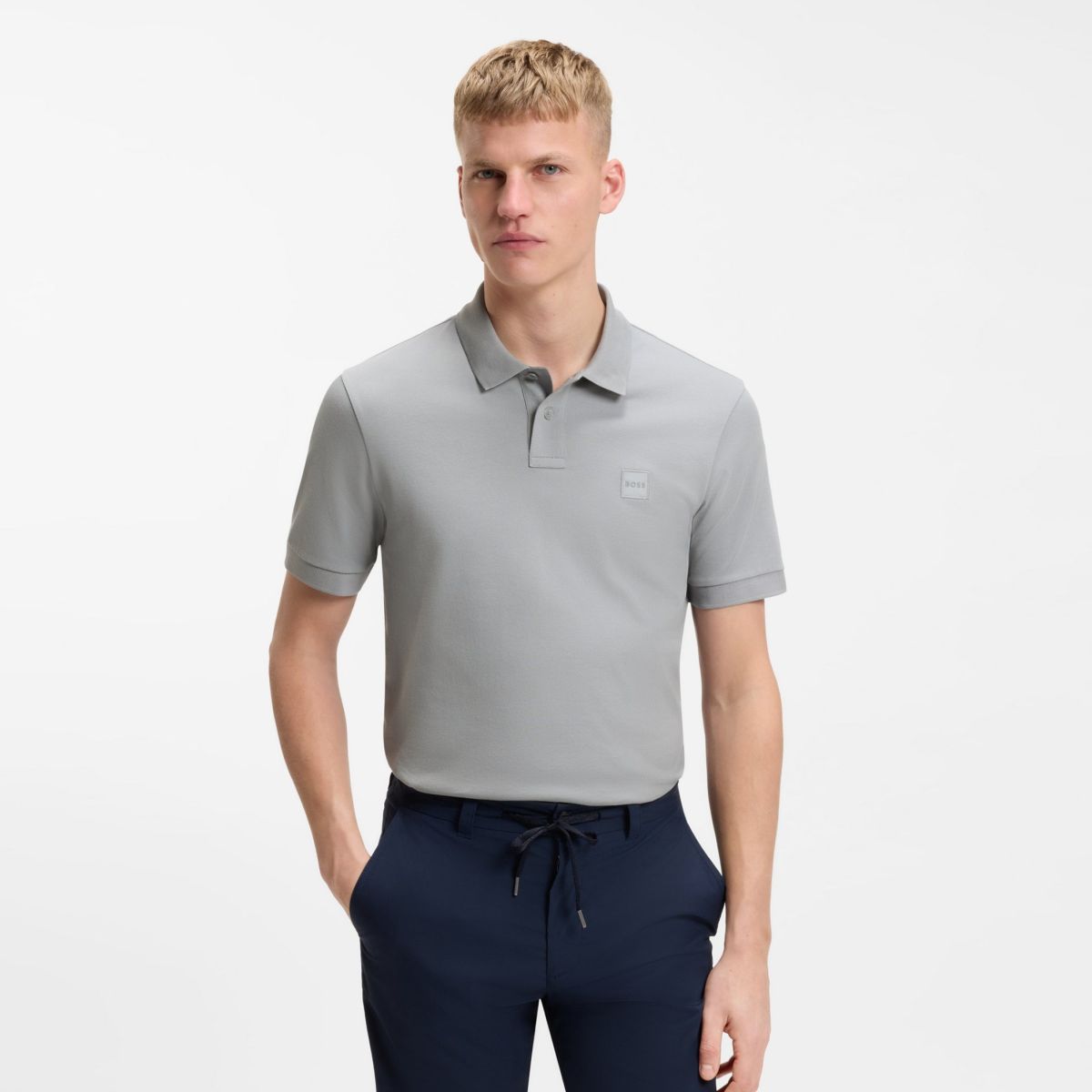 Boss Passenger Polo Grijs