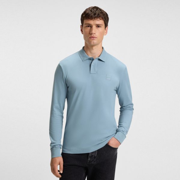 Boss Passerby Polo Licht Blauw