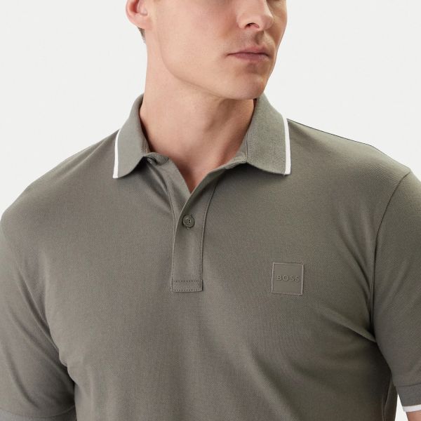 Boss Passertip Polo Antraciet
