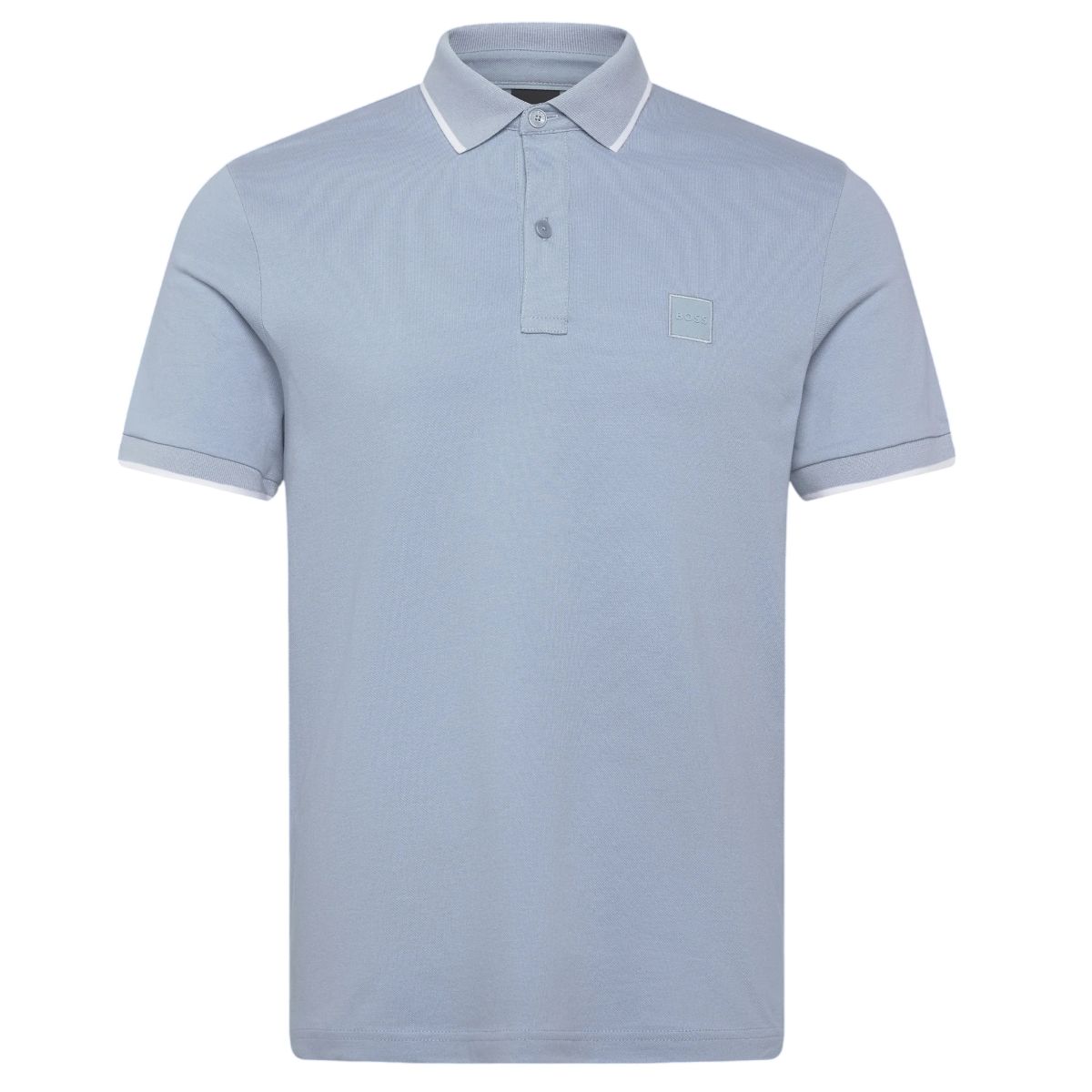 Boss Passertip Polo Licht Blauw
