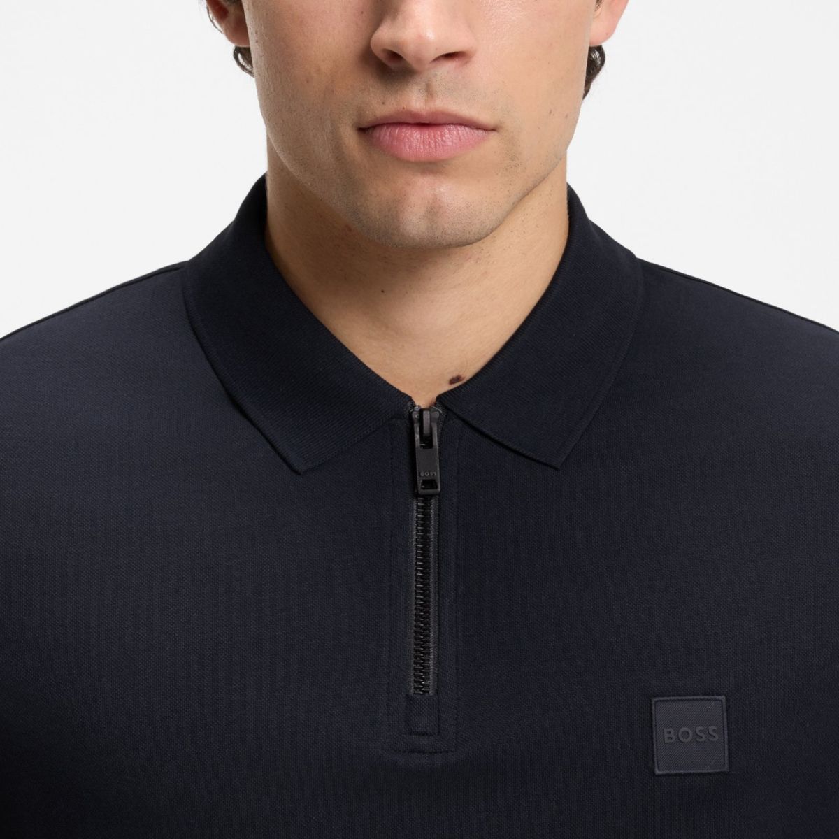Boss Passerzip Polo Navy