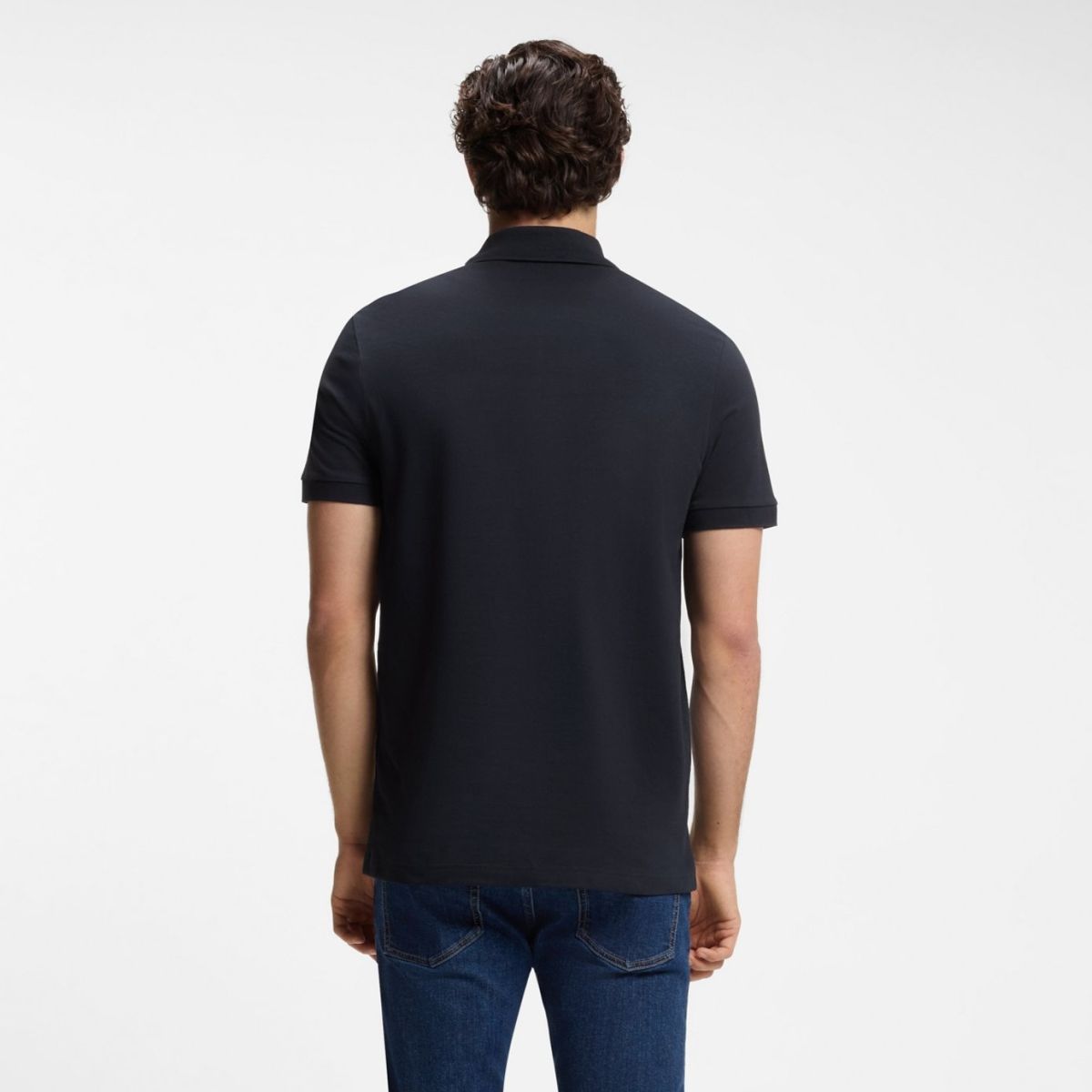 Boss Passerzip Polo Navy