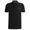 Boss Passerzip Polo Zwart