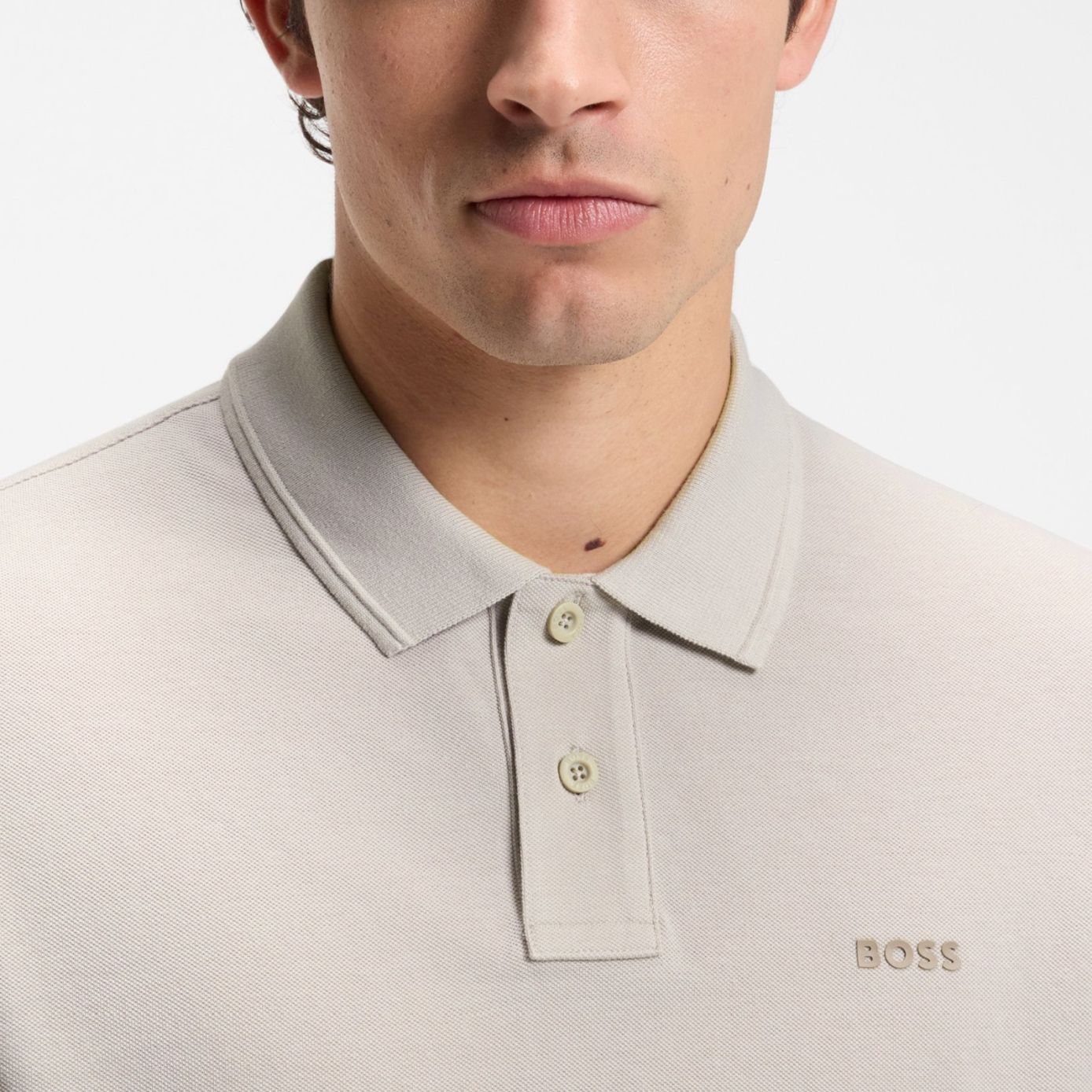 Boss Prime Polo Grijs