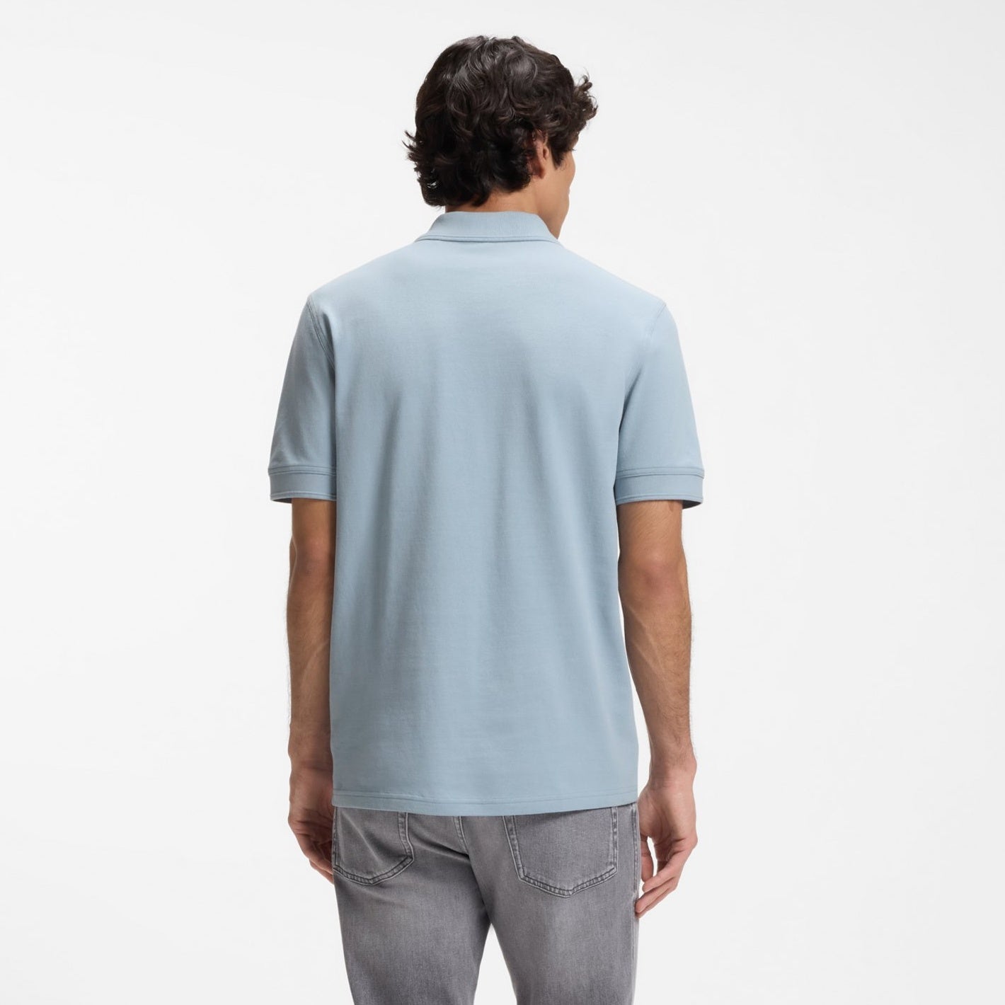 Boss Prime Polo Licht Blauw