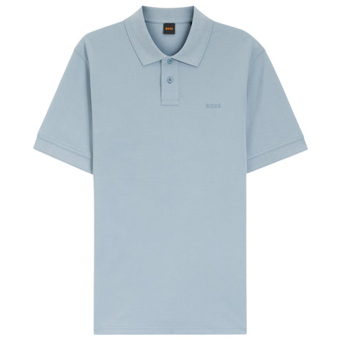 Boss Prime Polo Licht Blauw