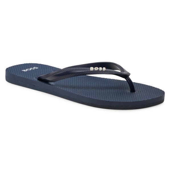 Boss Signature Slippers Navy