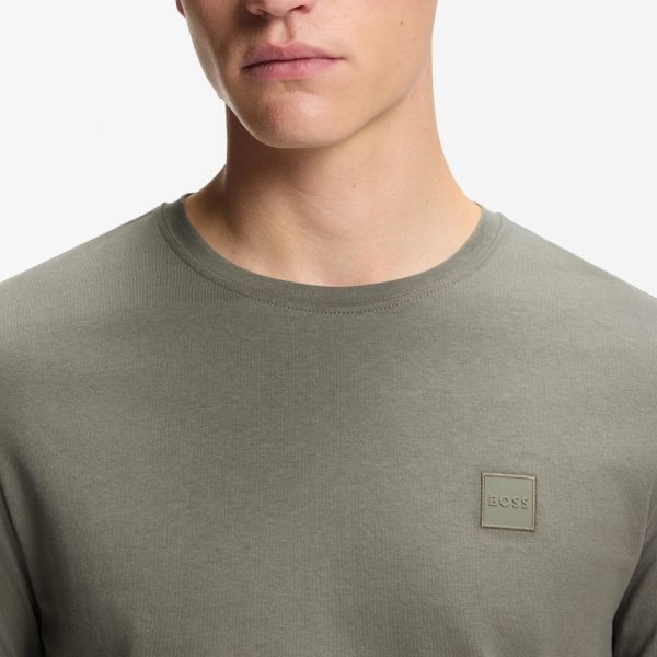 Boss Tacks Longsleeve T-shirt Antraciet