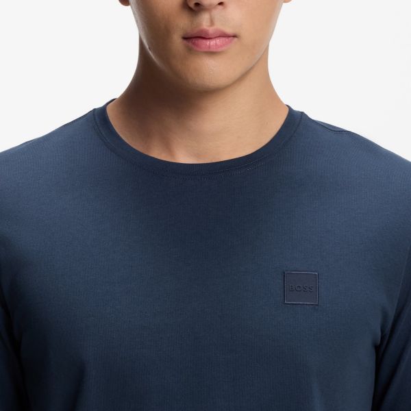 Boss Tacks Longsleeve T-shirt Donker Blauw