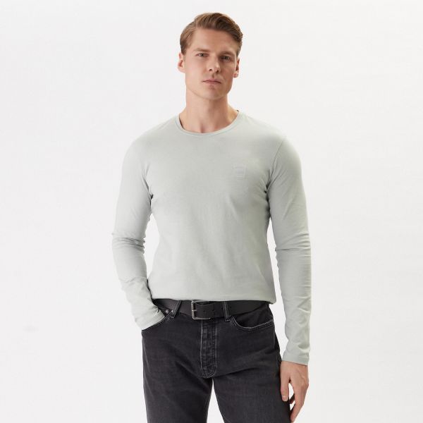 Boss Tacks Longsleeve T-shirt Grijs