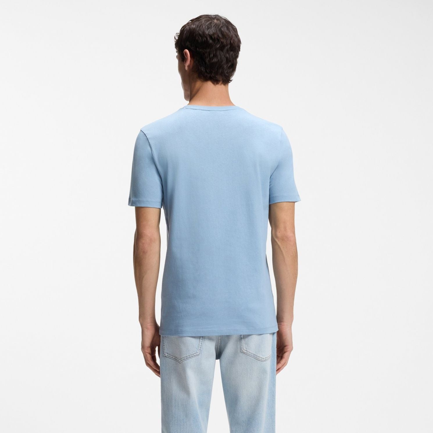 Boss Tales T-shirt Licht Blauw