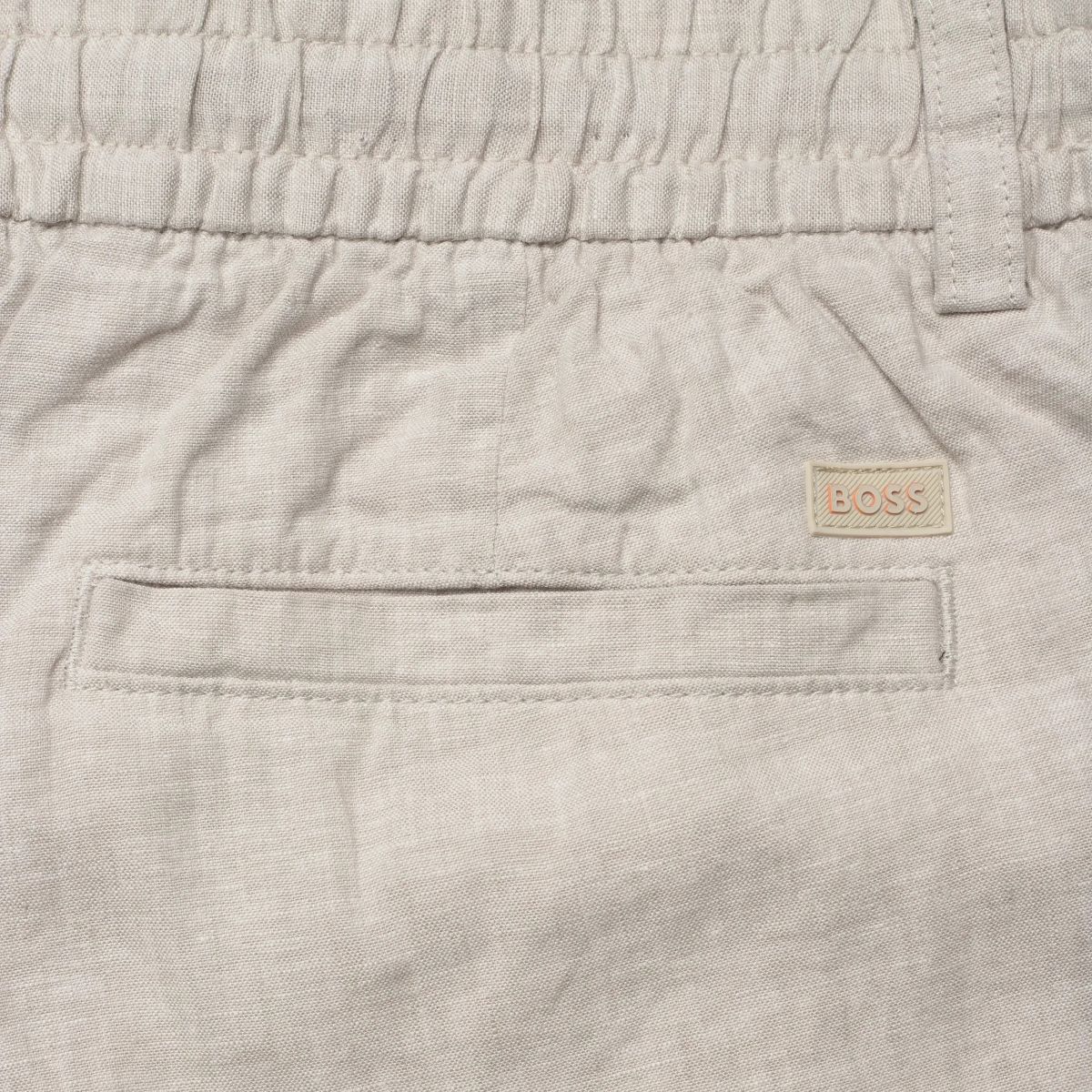 Boss Tapered Chino Korte Broek Grijs
