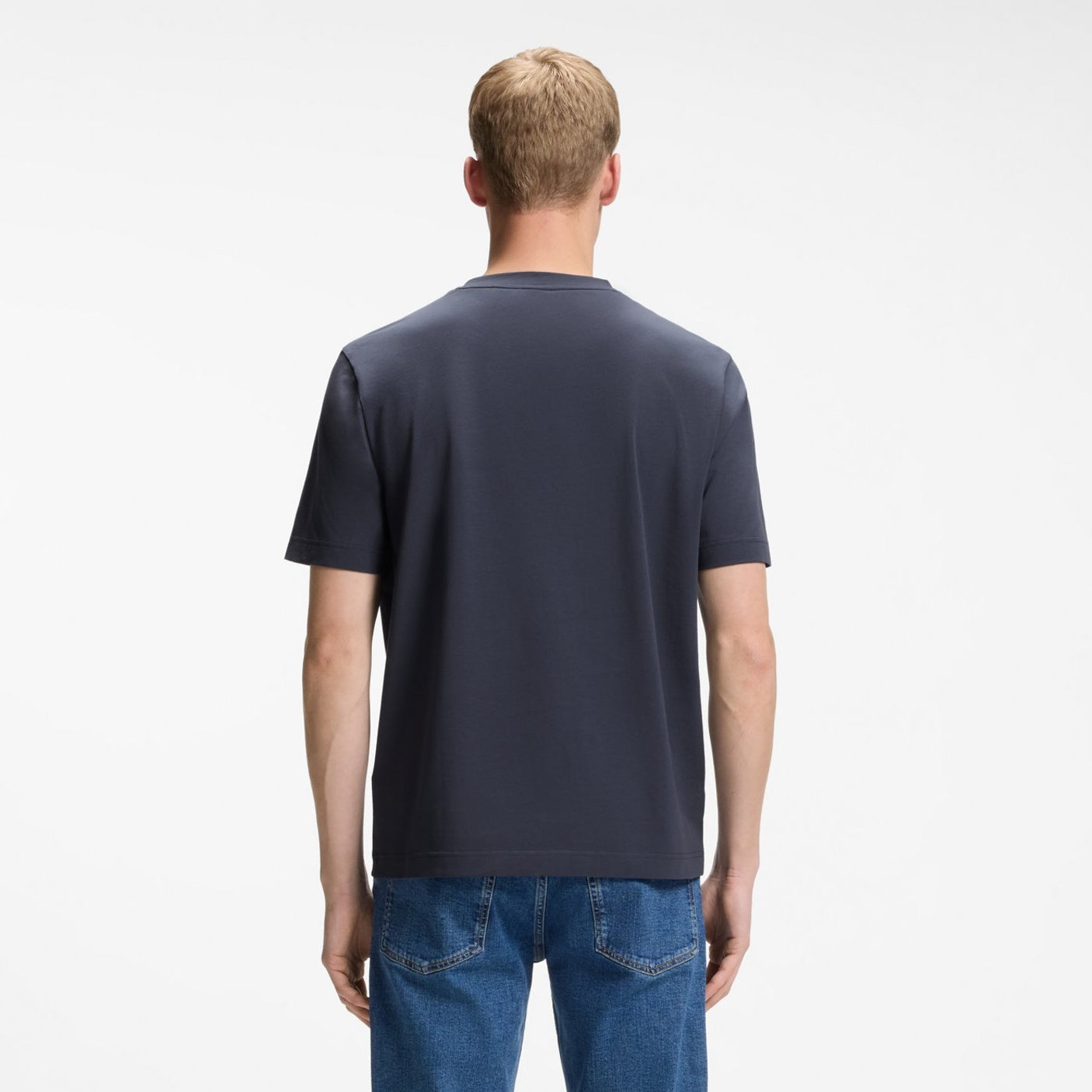 Boss Tchup T-shirt Donker Blauw