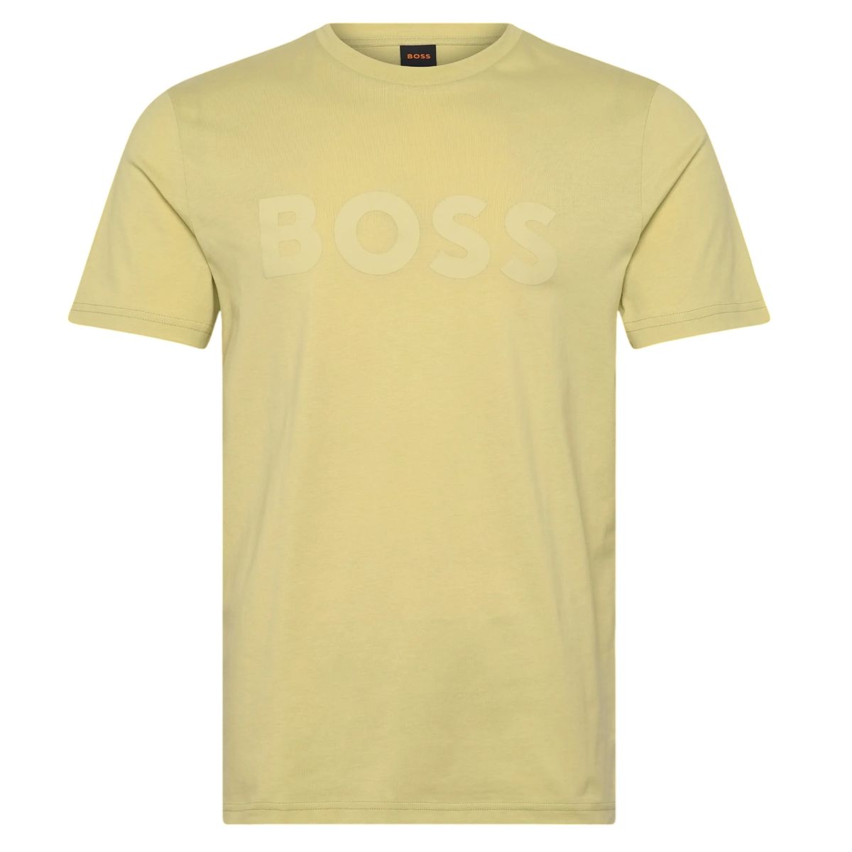 Boss Thinking T-shirt Geel