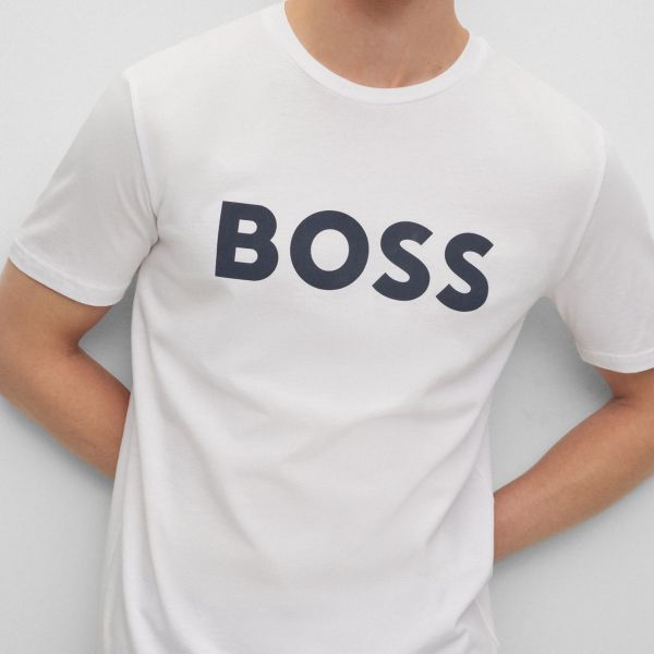 Boss Thinking T-shirt Wit
