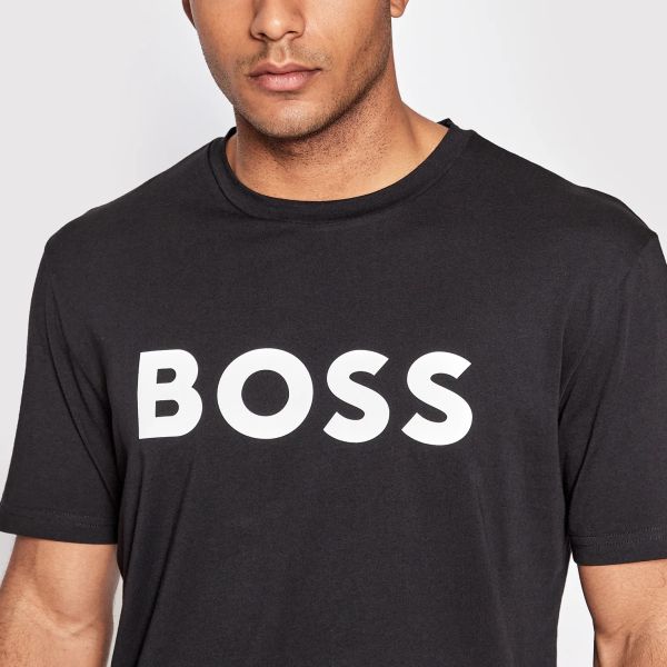 Boss Thinking T-shirt Zwart