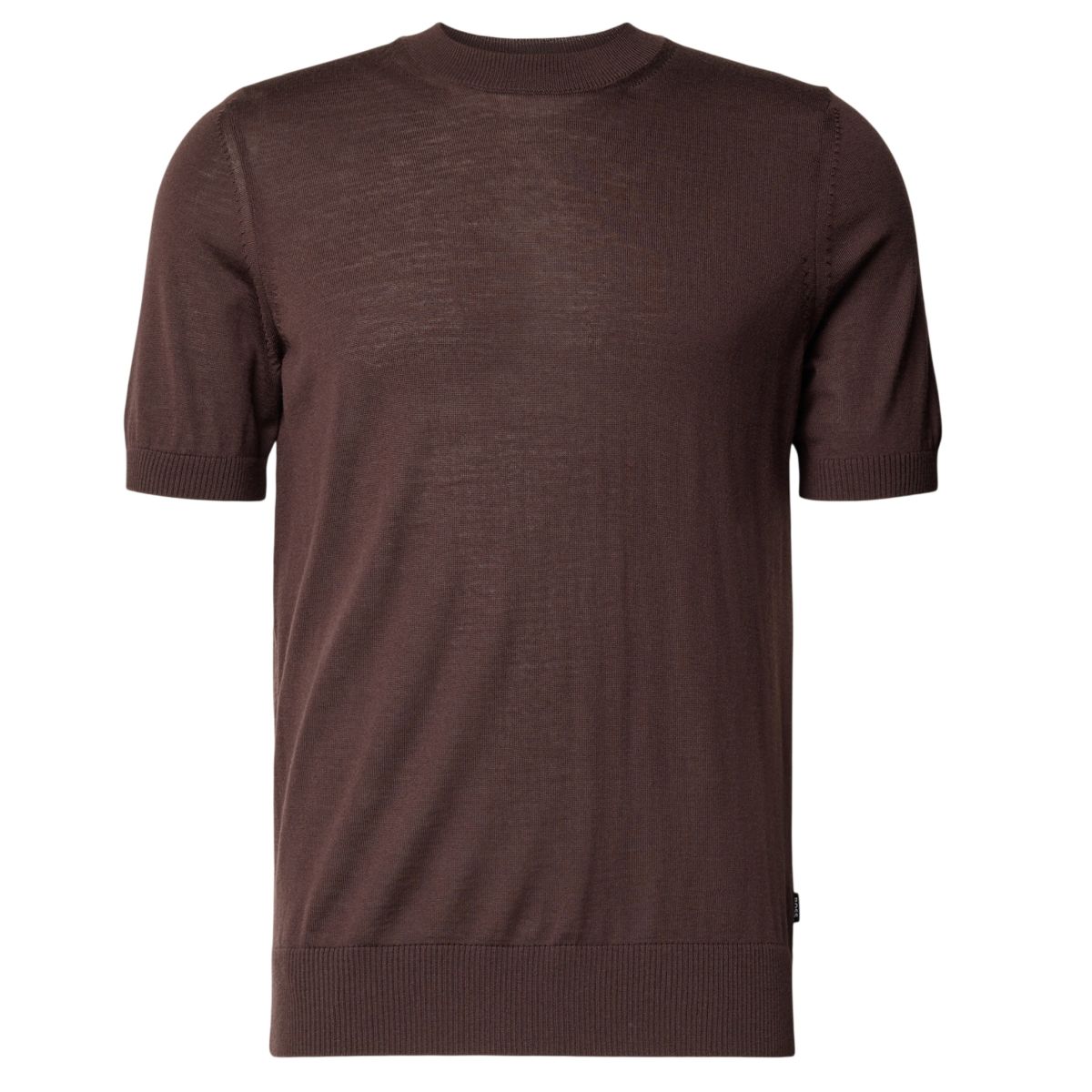 Boss Umauro Knitted T-shirt Bruin