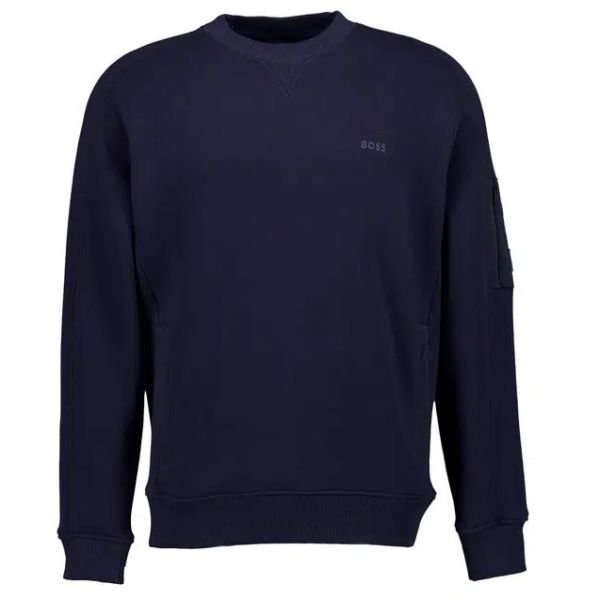 Boss WeMixed Sweater Navy