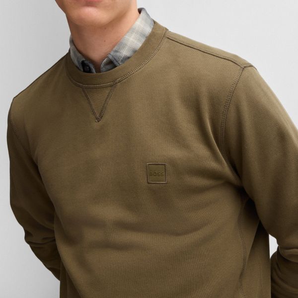 Boss Westart Sweater Donker Groen