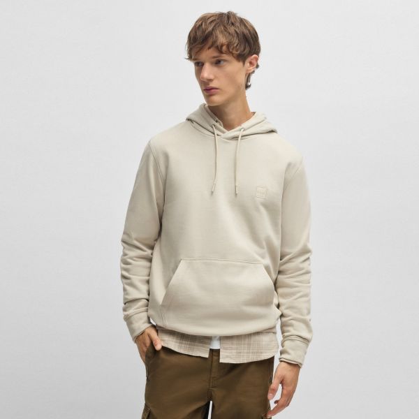 Boss Wetalk Hoodie Beige