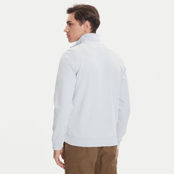 Boss Zetrust Half Zip Sweater Grijs