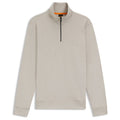 Boss Zetrust Half Zip Sweater Grijs