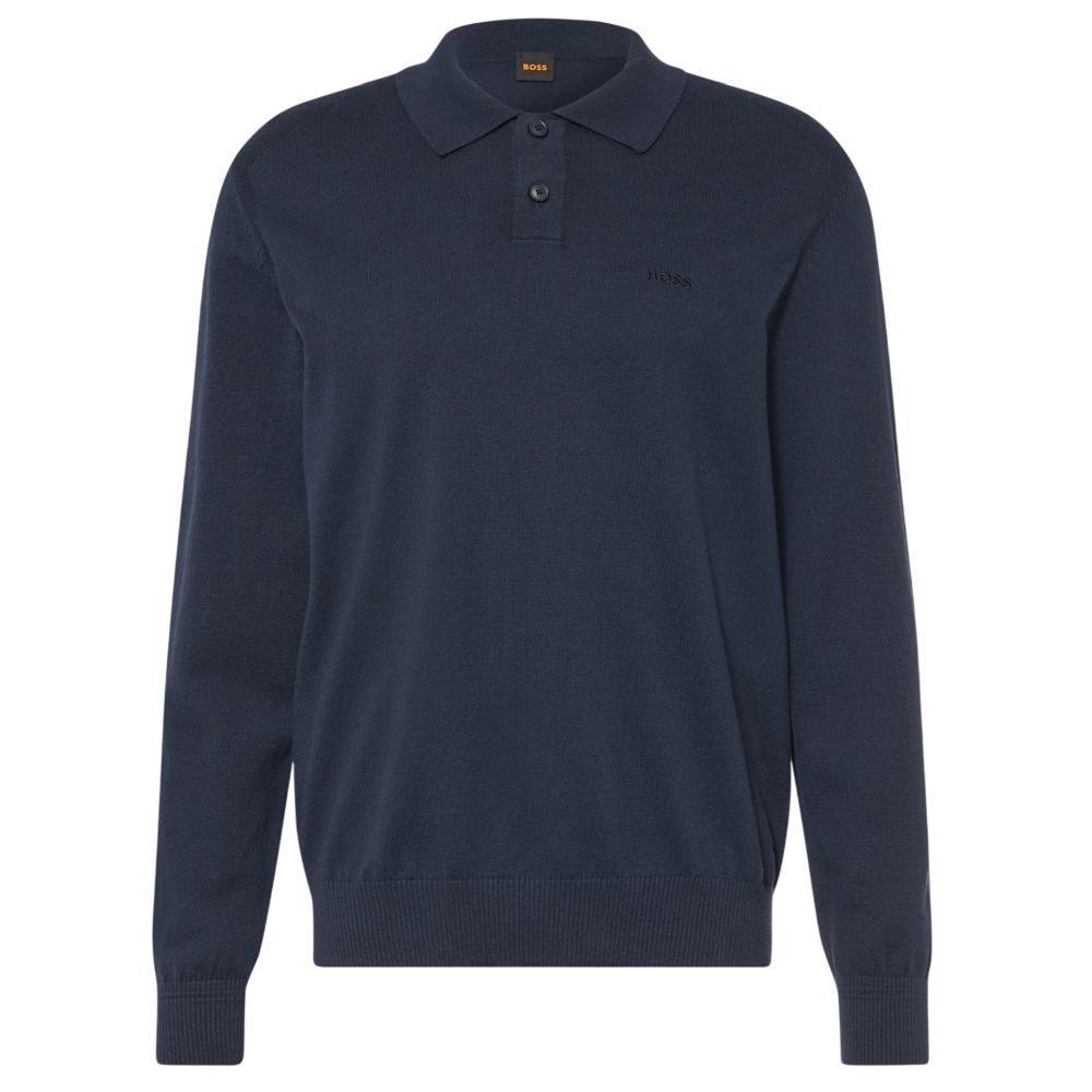 Boss Asac Polo Sweater Navy