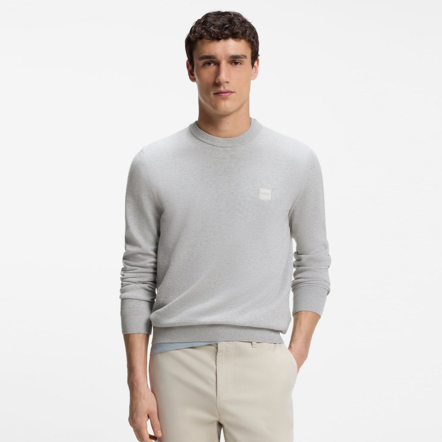 Boss Kanovano Sweater Grijs