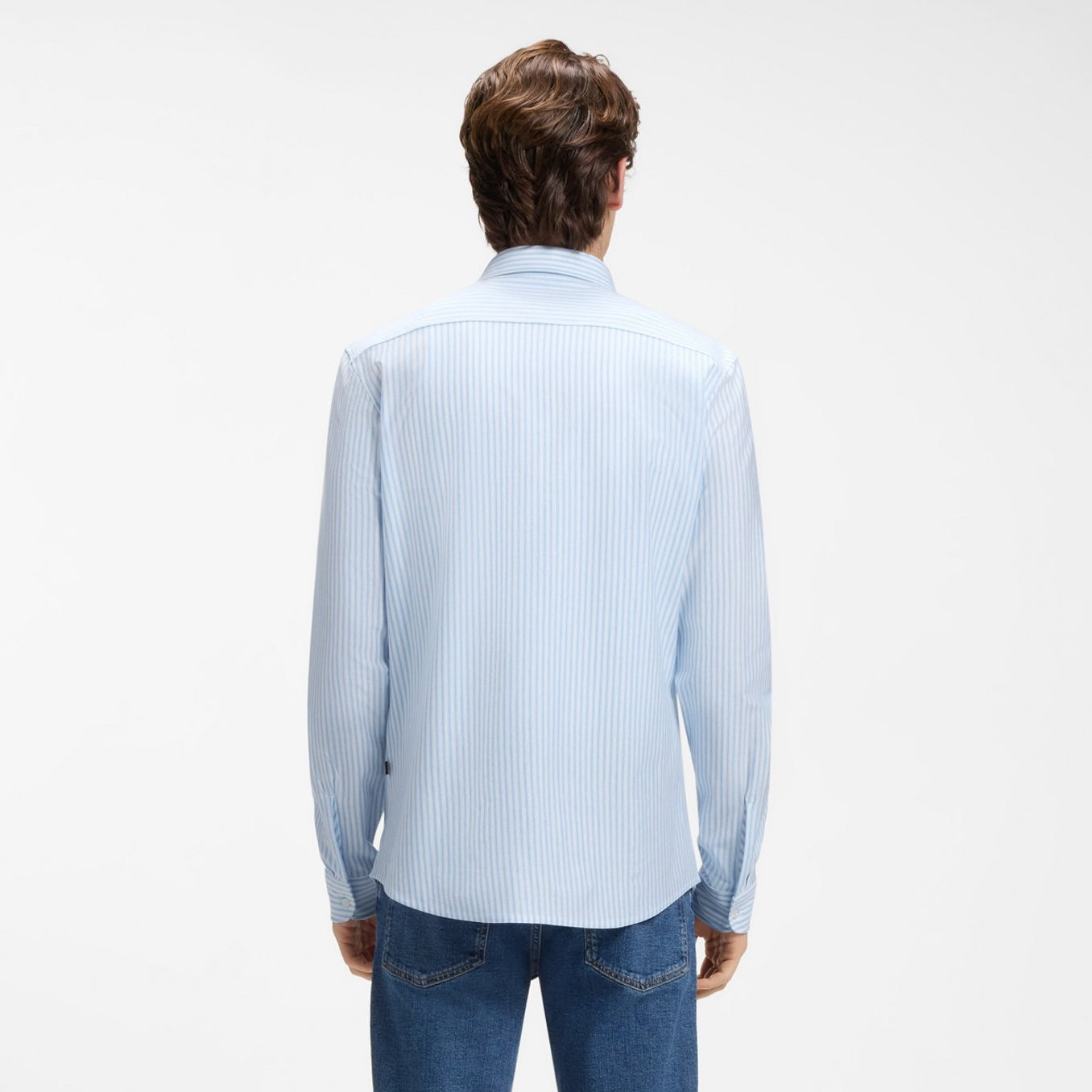 Boss Mysoft Overhemd Blauw